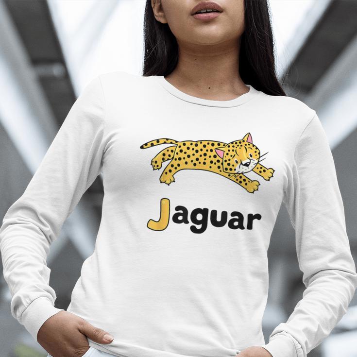 J Is For Jaguar ABC Alphabet T-Shirt For Teachers Students Women Long Sleeve T-Shirt, funny gift J Is For Jaguar ABC Alphabet T-Shirt For Teachers Students Women Long Sleeve T-Shirt, funny gift