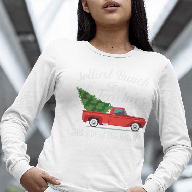 Jolliest Bunch Of Teachers This Side Of The Hallway Women Long Sleeve T-Shirt, funny gift