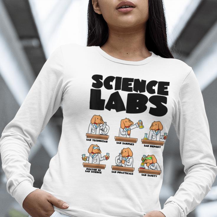 Labrador Retriever Science Labs Dog Lover Teacher Women Long Sleeve T-Shirt, Science Teacher Shirts, funny gift Labrador Retriever Science Labs Dog Lover Teacher Women Long Sleeve T-Shirt, Science Teacher Shirts, funny gift
