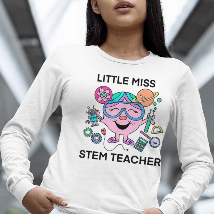 Little Miss Stem Teacher Women Long Sleeve T-Shirt, funny gift Little Miss Stem Teacher Women Long Sleeve T-Shirt, funny gift