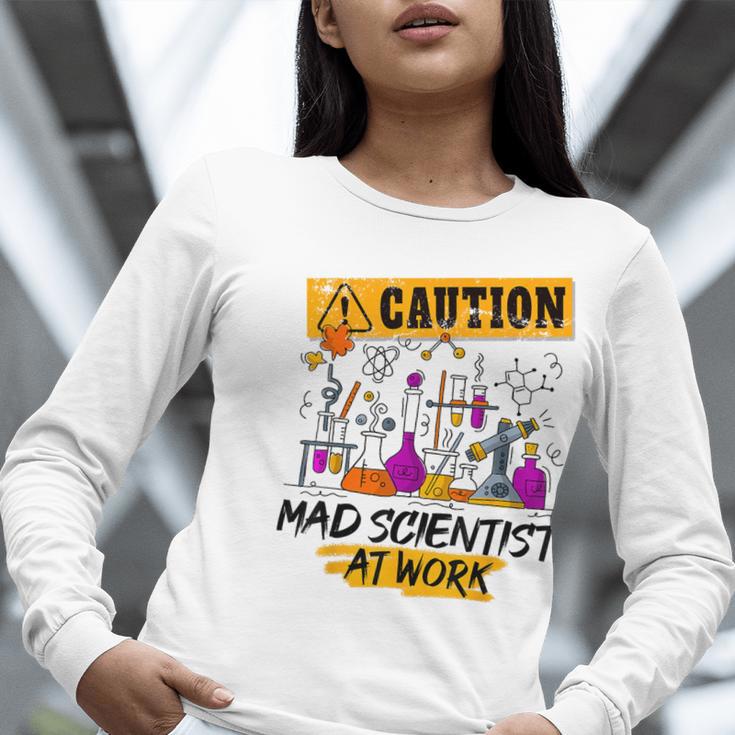 Mad Scientist Halloween Costume Science Teacher Women Long Sleeve T-Shirt, Science Teacher Shirts, funny gift Mad Scientist Halloween Costume Science Teacher Women Long Sleeve T-Shirt, Science Teacher Shirts, funny gift