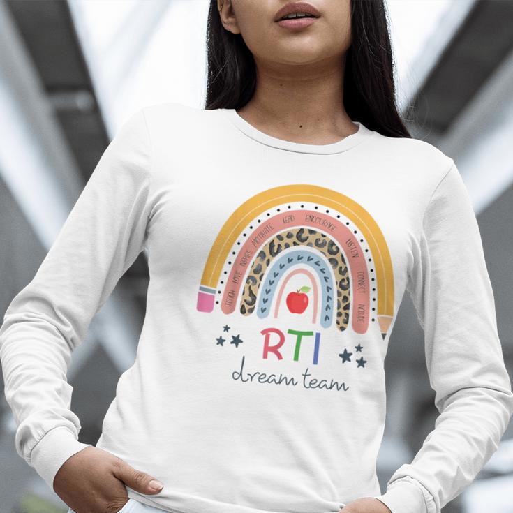 RTI Team RTI Teacher Rti Response To Intervention Teac Women Long Sleeve T-Shirt, funny gift RTI Team RTI Teacher Rti Response To Intervention Teac Women Long Sleeve T-Shirt, funny gift