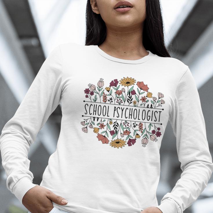 School Psychologist Psychology Teacher Appreciation Women Long Sleeve T-Shirt, funny gift School Psychologist Psychology Teacher Appreciation Women Long Sleeve T-Shirt, funny gift