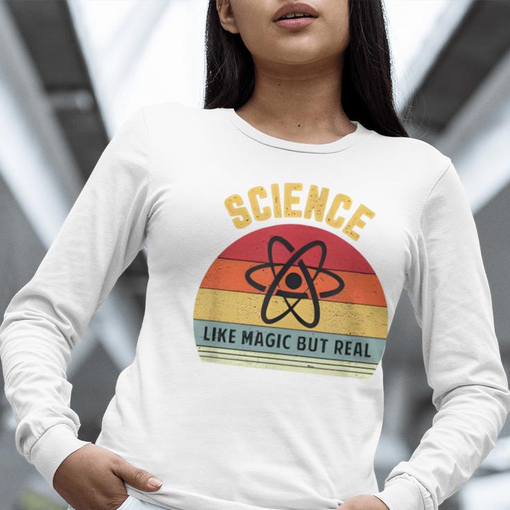 Science Like Magic But Real Science Teacher Graphics Geek Women Long Sleeve T-Shirt, Science Teacher Shirts, funny gift Science Like Magic But Real Science Teacher Graphics Geek Women Long Sleeve T-Shirt, Science Teacher Shirts, funny gift