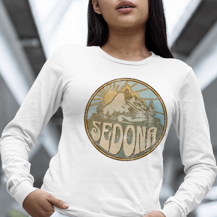 Sedona Arizona Nature Mountains Hiking Outdoors Women Long Sleeve T-Shirt, funny gift