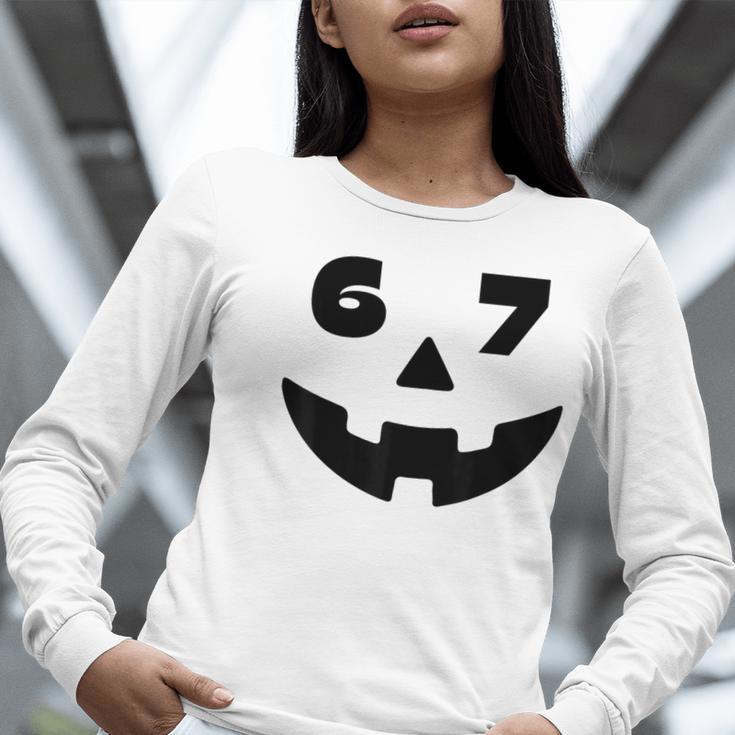 Six Seven Halloween Costume For Students Teachers 6 7 Women Long Sleeve T-Shirt, funny gift Six Seven Halloween Costume For Students Teachers 6 7 Women Long Sleeve T-Shirt, funny gift