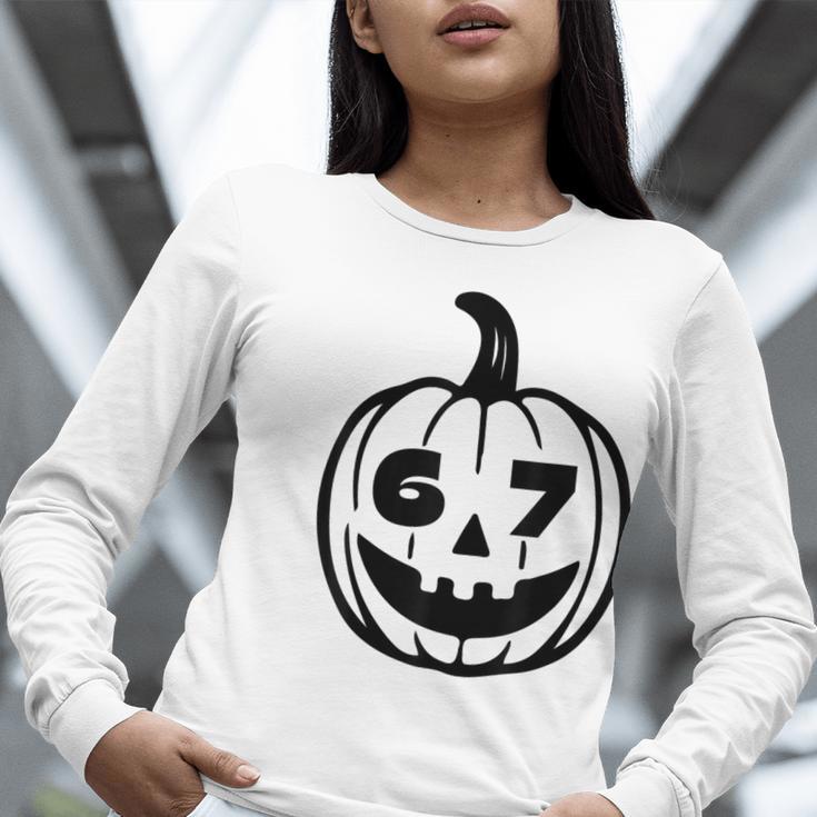 Six Seven Halloween Costume For Students Teachers Women Long Sleeve T-Shirt, funny gift Six Seven Halloween Costume For Students Teachers Women Long Sleeve T-Shirt, funny gift