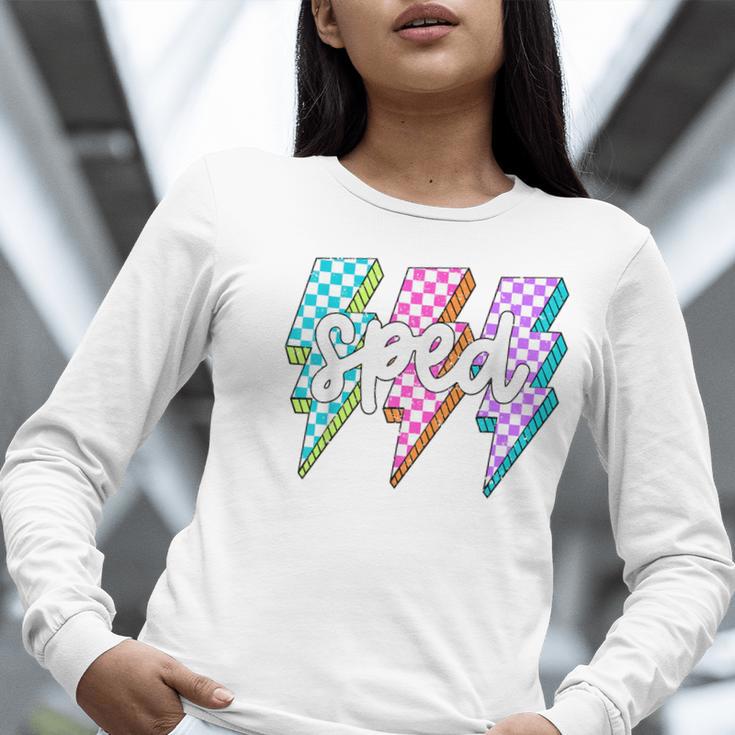 SPED Teacher Squad Lightning Bolt Special Education Women Long Sleeve T-Shirt, funny gift SPED Teacher Squad Lightning Bolt Special Education Women Long Sleeve T-Shirt, funny gift