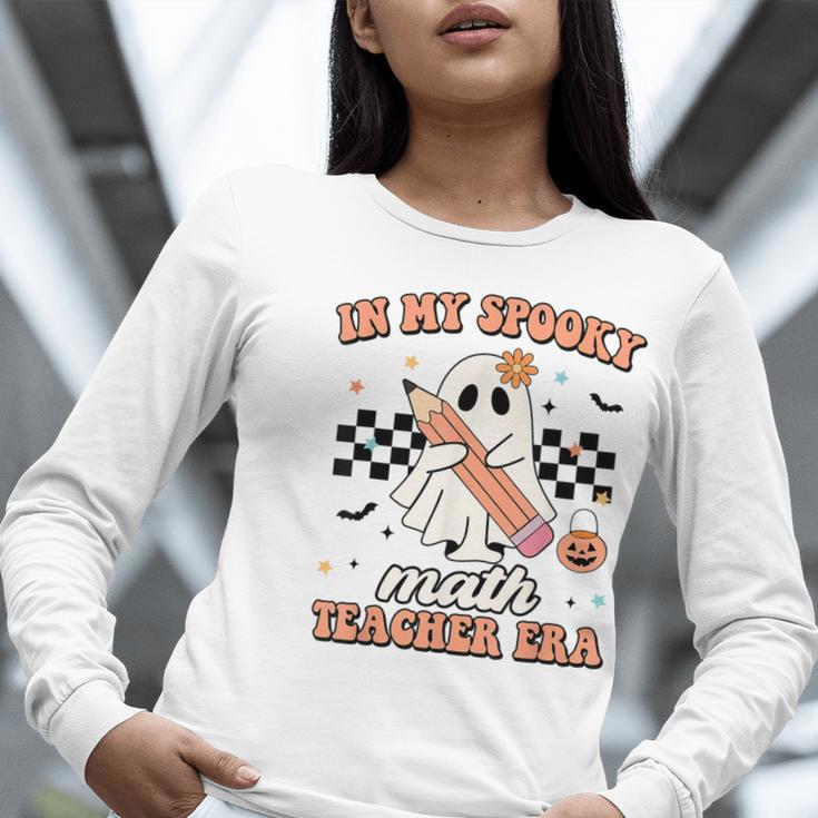 In My Spooky Math Teacher Era Groovy Retro Halloween Costume For Men Women Women Long Sleeve T-Shirt, Groovy Teacher Shirts, funny gift In My Spooky Math Teacher Era Groovy Retro Halloween Costume For Men Women Women Long Sleeve T-Shirt, Groovy Teacher Shirts, funny gift
