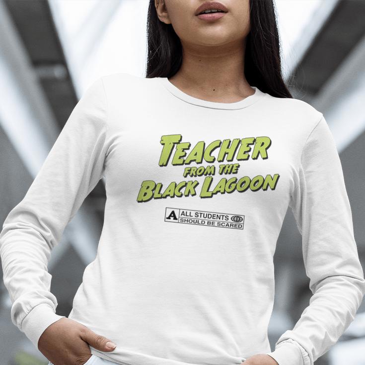 Teacher Halloween Tshirt Teacher From The Lagoon Men Women Women Long Sleeve T-Shirt, funny gift Teacher Halloween Tshirt Teacher From The Lagoon Men Women Women Long Sleeve T-Shirt, funny gift