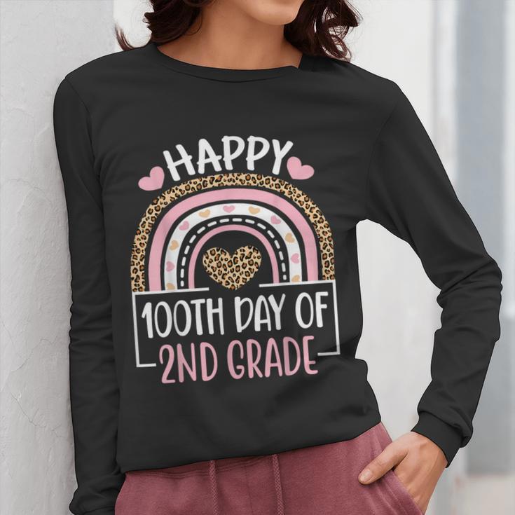 100th Day Of 2nd Grade 100 Days Of School Teacher Women Long Sleeve T-Shirt, 2nd Grade Teacher Gifts, funny design 100th Day Of 2nd Grade 100 Days Of School Teacher Women Long Sleeve T-Shirt, 2nd Grade Teacher Gifts, funny design