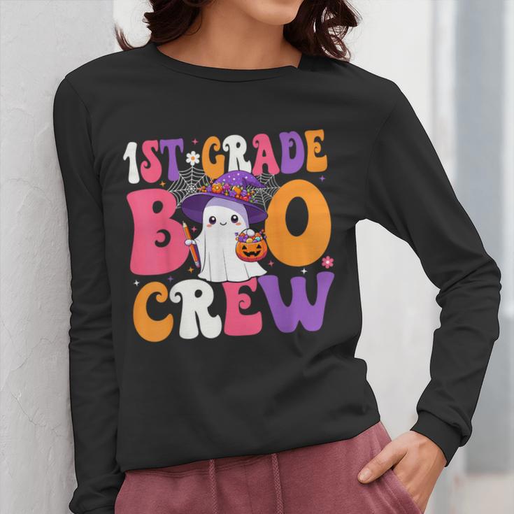 1st Grade Boo Crew Halloween First Grade Halloween Teacher Women Long Sleeve T-Shirt, First Grade Teacher Gifts, funny design 1st Grade Boo Crew Halloween First Grade Halloween Teacher Women Long Sleeve T-Shirt, First Grade Teacher Gifts, funny design