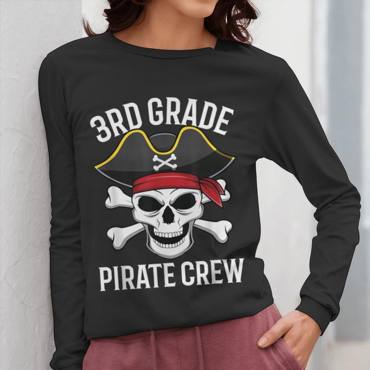 3rd Grade Pirate Crew Halloween Costume Student Teacher Women Long Sleeve T-Shirt, funny design 3rd Grade Pirate Crew Halloween Costume Student Teacher Women Long Sleeve T-Shirt, funny design