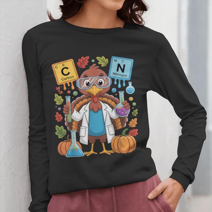 67 Chemistry Science Teacher Periodic Table Thanksgiving Women Long Sleeve T-Shirt, Science Teacher Gifts, funny design