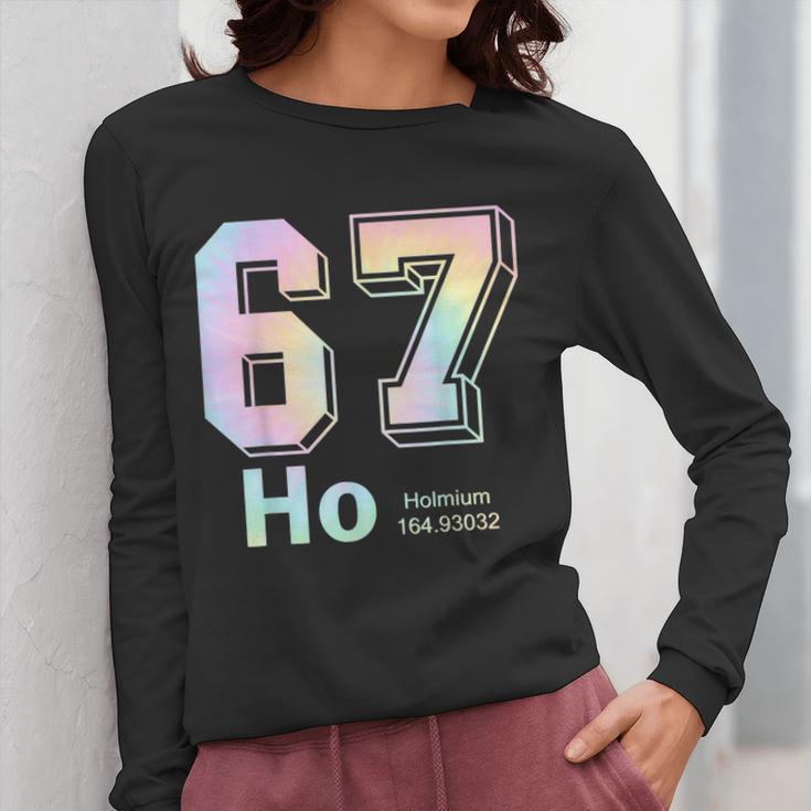 67 Ho Holmium Science Teacher Elements Table Six Seven Meme Women Long Sleeve T-Shirt, Science Teacher Gifts, funny design 67 Ho Holmium Science Teacher Elements Table Six Seven Meme Women Long Sleeve T-Shirt, Science Teacher Gifts, funny design