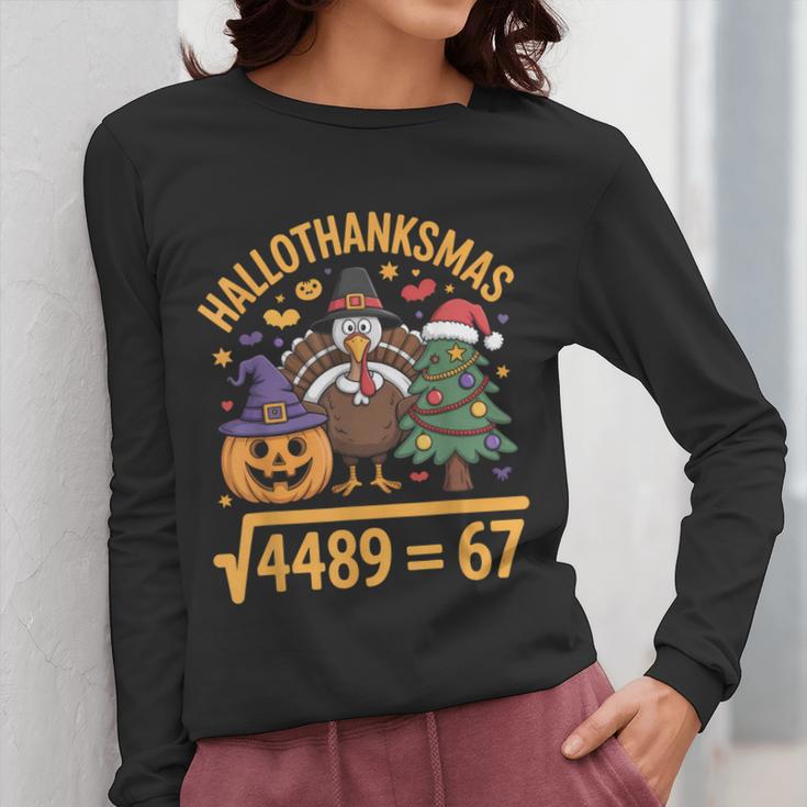 67 Meme Math Teacher Root 4489 Hallothanksmas Six Seven Women Long Sleeve T-Shirt, funny design 67 Meme Math Teacher Root 4489 Hallothanksmas Six Seven Women Long Sleeve T-Shirt, funny design