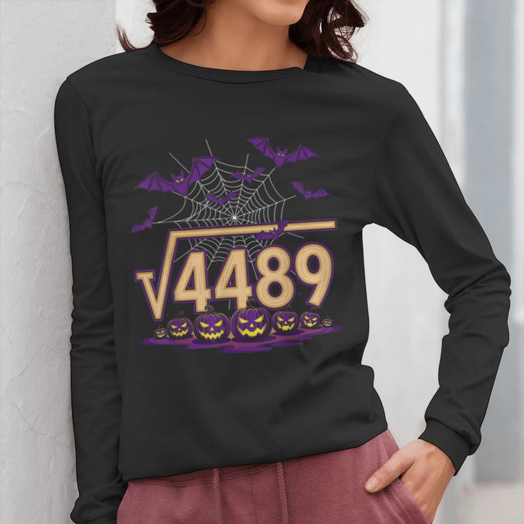 67 Meme Math Teacher Square Root 4489 Halloween Women Long Sleeve T-Shirt, funny design 67 Meme Math Teacher Square Root 4489 Halloween Women Long Sleeve T-Shirt, funny design