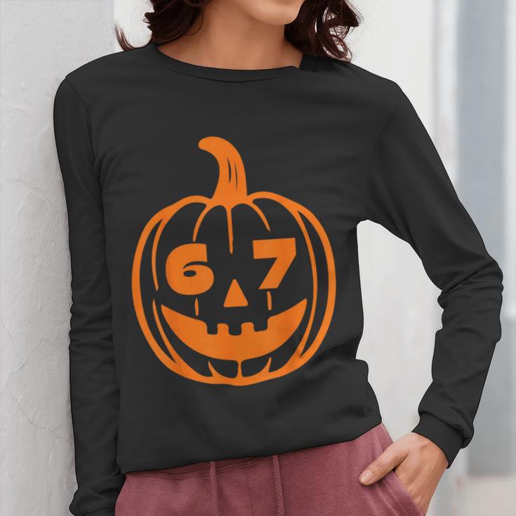 67 Six Seven Halloween Costume For Students Teachers Women Long Sleeve T-Shirt, funny design 67 Six Seven Halloween Costume For Students Teachers Women Long Sleeve T-Shirt, funny design