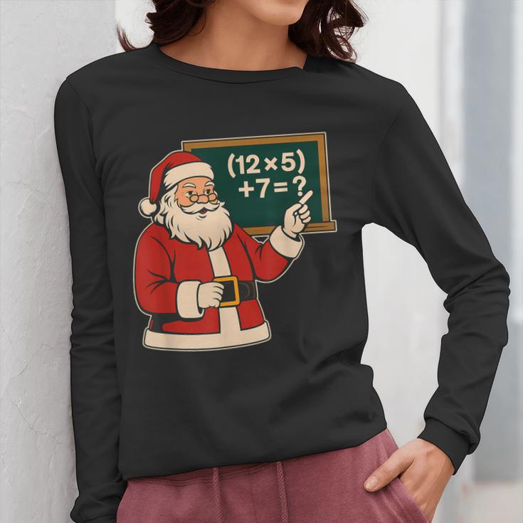 67 Teacher Christmas Santa Six Seven Meme Brainrot Math Joke Women Long Sleeve T-Shirt, funny design 67 Teacher Christmas Santa Six Seven Meme Brainrot Math Joke Women Long Sleeve T-Shirt, funny design