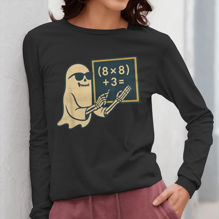 67 Teacher Halloween Skeleton Ghost Six Seven Meme Math Women Long Sleeve T-Shirt, funny design 67 Teacher Halloween Skeleton Ghost Six Seven Meme Math Women Long Sleeve T-Shirt, funny design