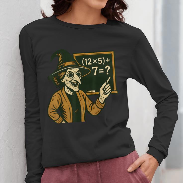 67 Teacher Halloween Witch Six Seven Meme Brainrot Math Joke Women Long Sleeve T-Shirt, funny design 67 Teacher Halloween Witch Six Seven Meme Brainrot Math Joke Women Long Sleeve T-Shirt, funny design