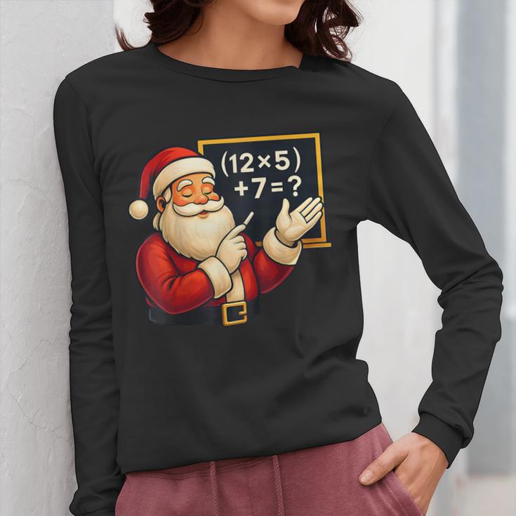 67 Teacher Santa Christmas Six Seven Meme Math Xmas Women Long Sleeve T-Shirt, funny design 67 Teacher Santa Christmas Six Seven Meme Math Xmas Women Long Sleeve T-Shirt, funny design