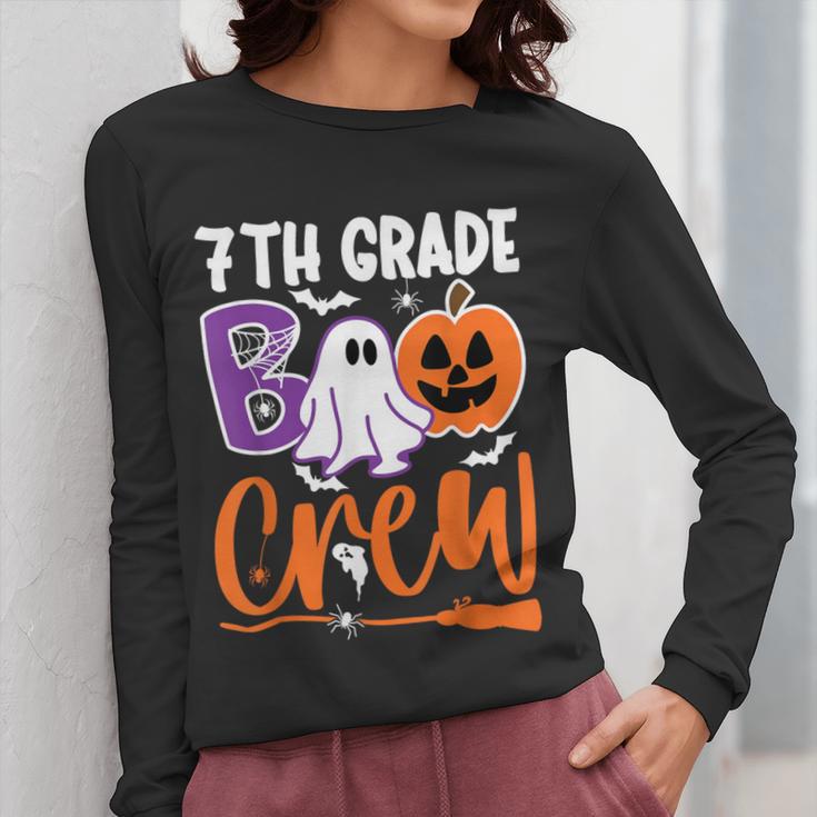 7th Grade Boo Crew Teacher Student Halloween Costume Women Long Sleeve T-Shirt, funny design 7th Grade Boo Crew Teacher Student Halloween Costume Women Long Sleeve T-Shirt, funny design