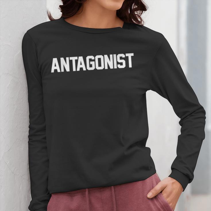 Antagonist English Literature Teacher Costume T Shirt Women Long Sleeve T-Shirt, English Teacher Gifts, funny design