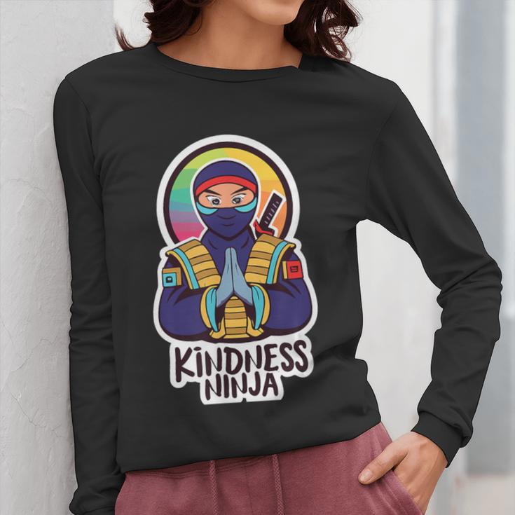 Anti Bullying Kindness Ninja School Teacher Student Women Long Sleeve T-Shirt, funny design Anti Bullying Kindness Ninja School Teacher Student Women Long Sleeve T-Shirt, funny design