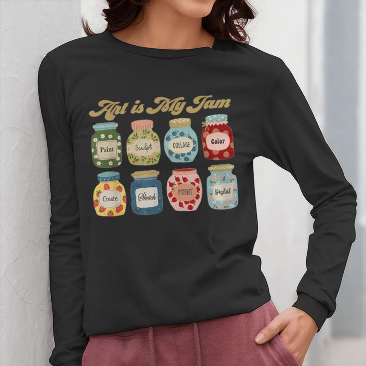 Art Is My Jam Art Teacher Specials Team Steam Teacher Women Long Sleeve T-Shirt, funny design