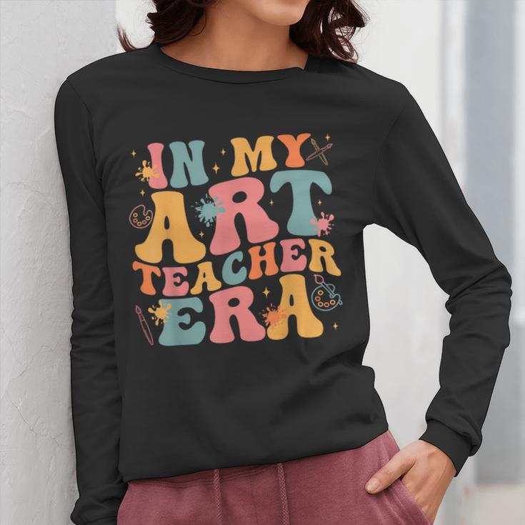 In My Art Teacher Era Artists First Day Of School Women Women Long Sleeve T-Shirt, funny design