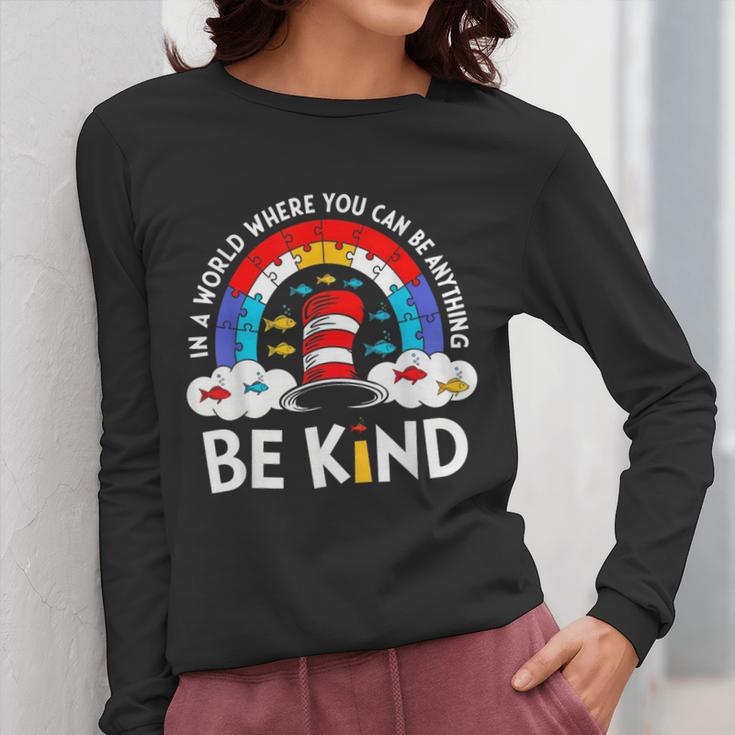 Autism Awareness For Teacher Why Fit In Doctor Cat Hat Cool Women Long Sleeve T-Shirt, funny design Autism Awareness For Teacher Why Fit In Doctor Cat Hat Cool Women Long Sleeve T-Shirt, funny design