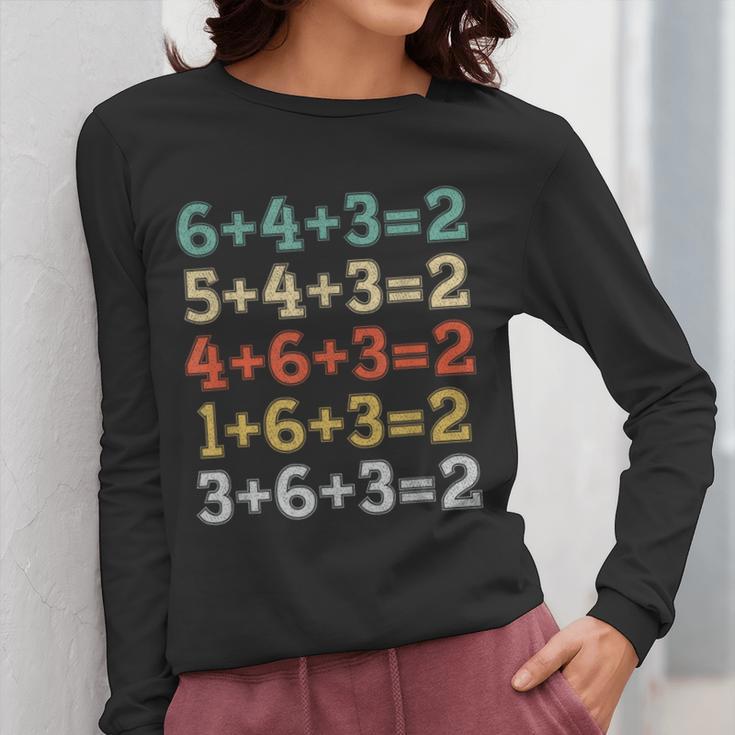 Baseball Math Sports Double Play Teacher School 2022 Women Long Sleeve T-Shirt, funny design Baseball Math Sports Double Play Teacher School 2022 Women Long Sleeve T-Shirt, funny design
