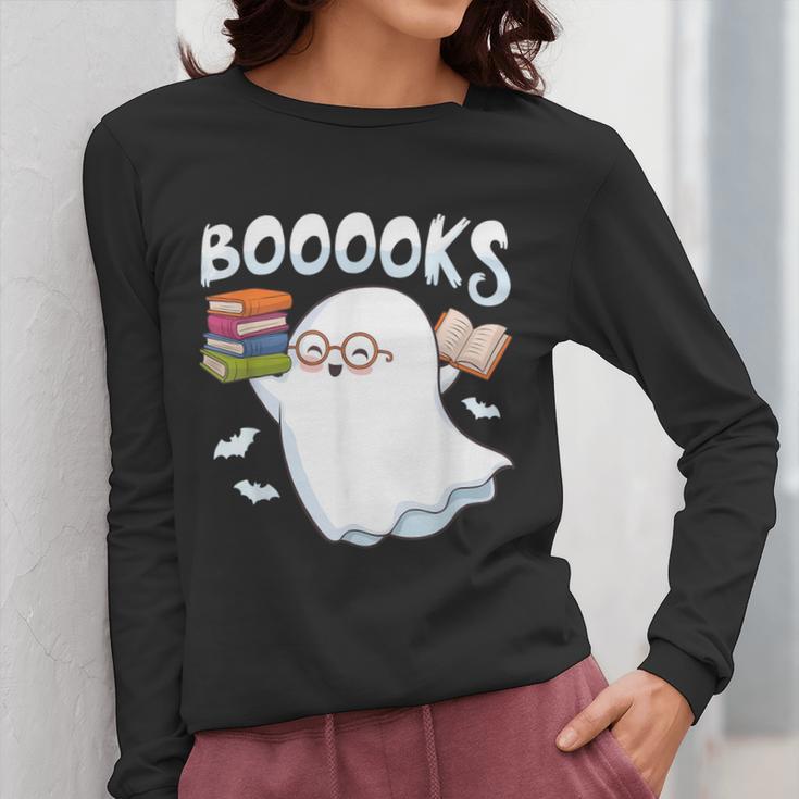 Books Halloween Librarian Teacher Reader Reading Book Lover Women Long Sleeve T-Shirt, funny design Books Halloween Librarian Teacher Reader Reading Book Lover Women Long Sleeve T-Shirt, funny design