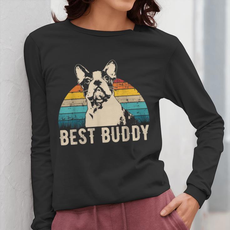 Boston Terrier Boston-Bulldog Women Long Sleeve T-Shirt, funny design