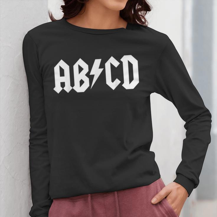 Boys Girls Teachers ABCD Rock Graphic Back To School Women Long Sleeve T-Shirt, funny design Boys Girls Teachers ABCD Rock Graphic Back To School Women Long Sleeve T-Shirt, funny design