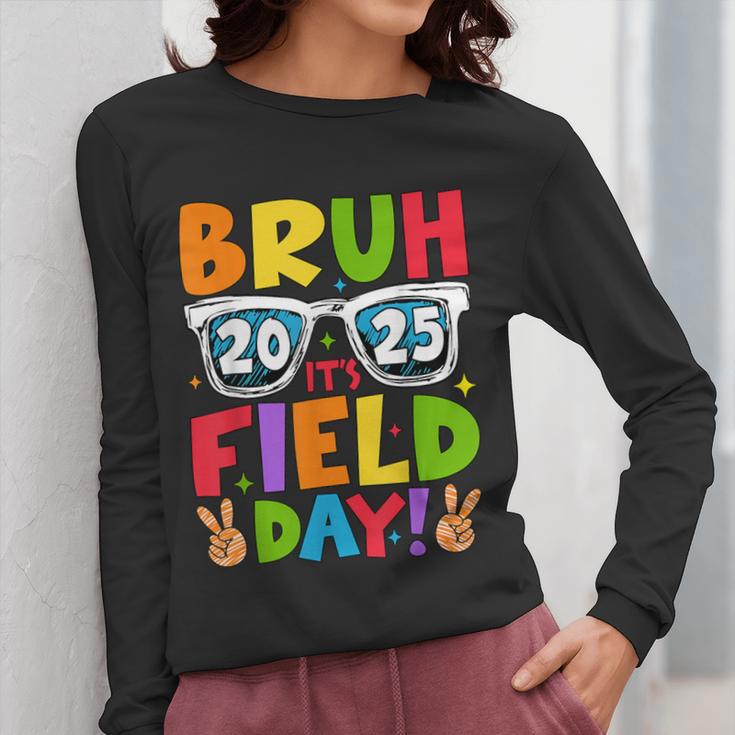 Bruh It's Field Day Teacher Boys Girls Kids Field Day 2025 Women Long Sleeve T-Shirt, funny design Bruh It's Field Day Teacher Boys Girls Kids Field Day 2025 Women Long Sleeve T-Shirt, funny design