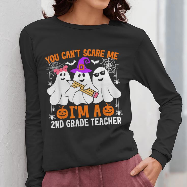You Can't Scare Me I'm A 2nd Grade Teacher Halloween Women Long Sleeve T-Shirt, 2nd Grade Teacher Gifts, funny design You Can't Scare Me I'm A 2nd Grade Teacher Halloween Women Long Sleeve T-Shirt, 2nd Grade Teacher Gifts, funny design