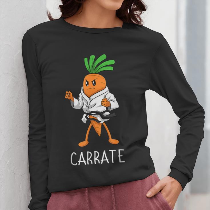 Carrate Karate Carrot Student Teacher Trainee Trainor Women Long Sleeve T-Shirt, funny design Carrate Karate Carrot Student Teacher Trainee Trainor Women Long Sleeve T-Shirt, funny design