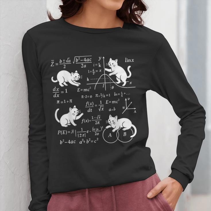 Cats And Math Lover Cat Lover Science Teacher Student Women Long Sleeve T-Shirt, Science Teacher Gifts, funny design Cats And Math Lover Cat Lover Science Teacher Student Women Long Sleeve T-Shirt, Science Teacher Gifts, funny design