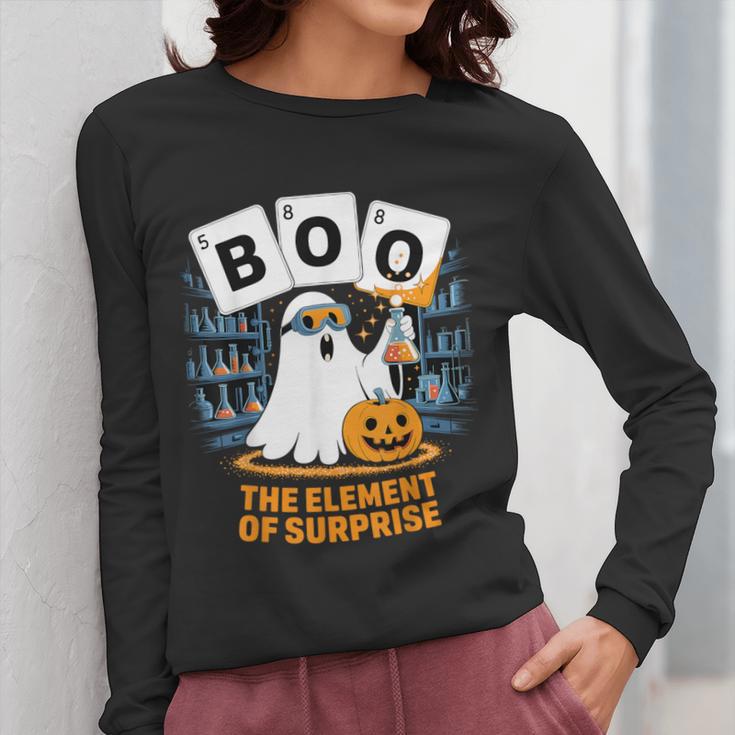 Chemistry Boo Ghost Element Of Surprise Science Teacher Tee Women Long Sleeve T-Shirt, Science Teacher Gifts, funny design Chemistry Boo Ghost Element Of Surprise Science Teacher Tee Women Long Sleeve T-Shirt, Science Teacher Gifts, funny design