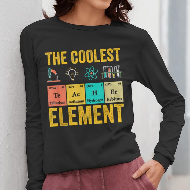 Chemistry Teacher Element Science Student Chemist Women Long Sleeve T-Shirt, Science Teacher Gifts, funny design