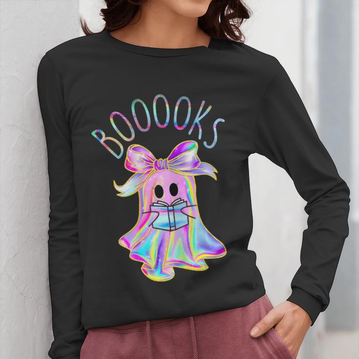Cute Ghost Book Reading Halloween Teacher Top Girls Women Women Long Sleeve T-Shirt, funny design Cute Ghost Book Reading Halloween Teacher Top Girls Women Women Long Sleeve T-Shirt, funny design