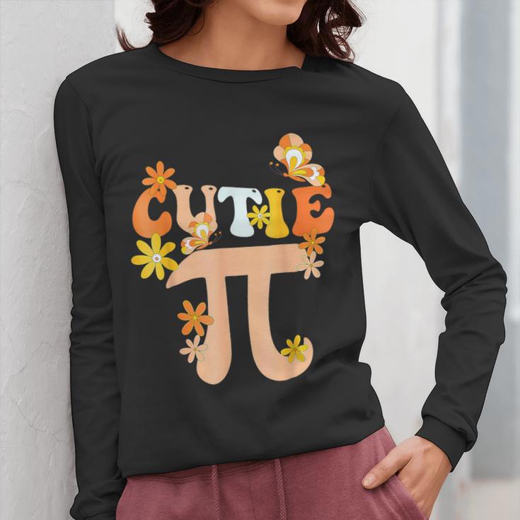 Cutie Pi Shirt Pi Day Math Girls Kids Women Toddler Teacher Women Long Sleeve T-Shirt, funny design