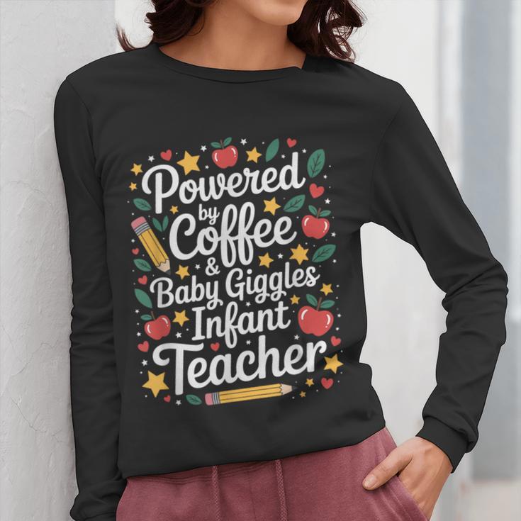 Daycare Provider Infant Teacher Quotes Toddler Teaching Women Long Sleeve T-Shirt, funny design Daycare Provider Infant Teacher Quotes Toddler Teaching Women Long Sleeve T-Shirt, funny design