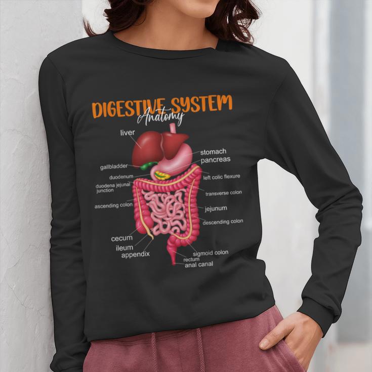 Digestive System Anatomy Anatomical Biology Teacher Women Long Sleeve T-Shirt, funny design Digestive System Anatomy Anatomical Biology Teacher Women Long Sleeve T-Shirt, funny design