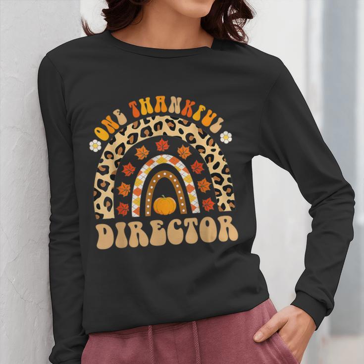 Director One Thankful Fall Teacher Women Life Women Long Sleeve T-Shirt, funny design Director One Thankful Fall Teacher Women Life Women Long Sleeve T-Shirt, funny design