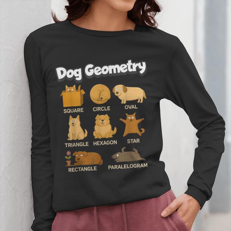 Dog Geometry Math Teacher Back To School STEM Humor Women Long Sleeve T-Shirt, funny design Dog Geometry Math Teacher Back To School STEM Humor Women Long Sleeve T-Shirt, funny design