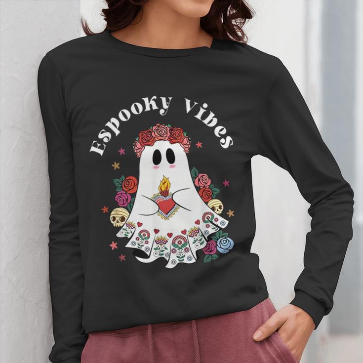 Espooky Vibes Maestra Halloween Spanish Mexican Teacher Women Long Sleeve T-Shirt, funny design Espooky Vibes Maestra Halloween Spanish Mexican Teacher Women Long Sleeve T-Shirt, funny design