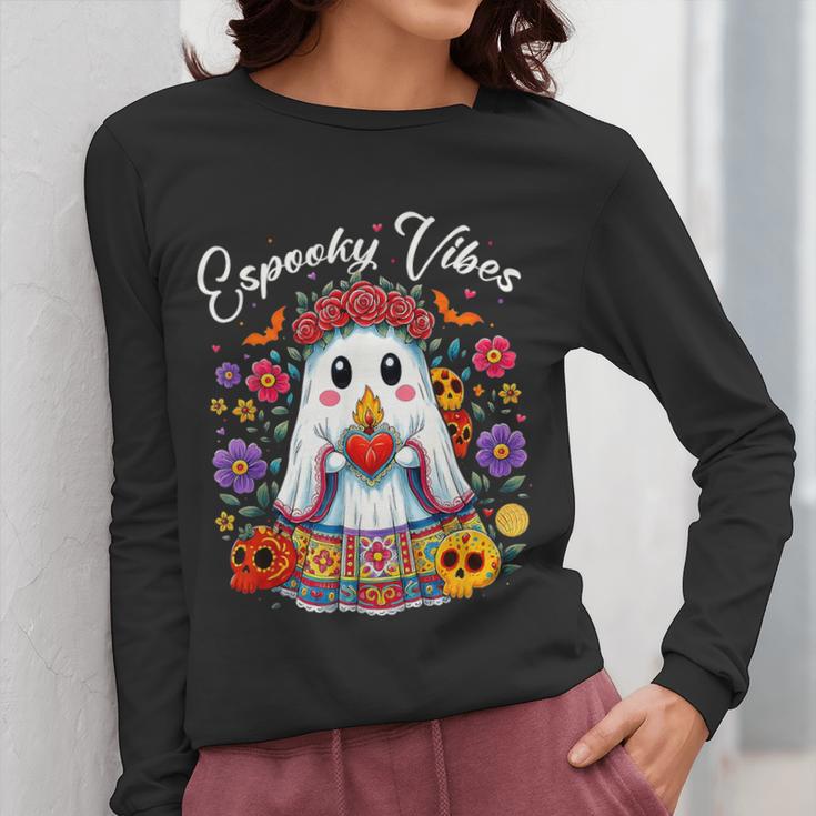 Espooky Vibes Maestra Halloween Spanish Mexican Teacher Women Long Sleeve T-Shirt, funny design Espooky Vibes Maestra Halloween Spanish Mexican Teacher Women Long Sleeve T-Shirt, funny design